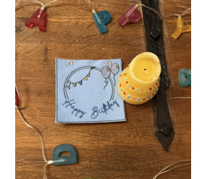 ADVENTSKALENDER 21. Dezember - Stickserie - ITH Kerzenteppich Tasche